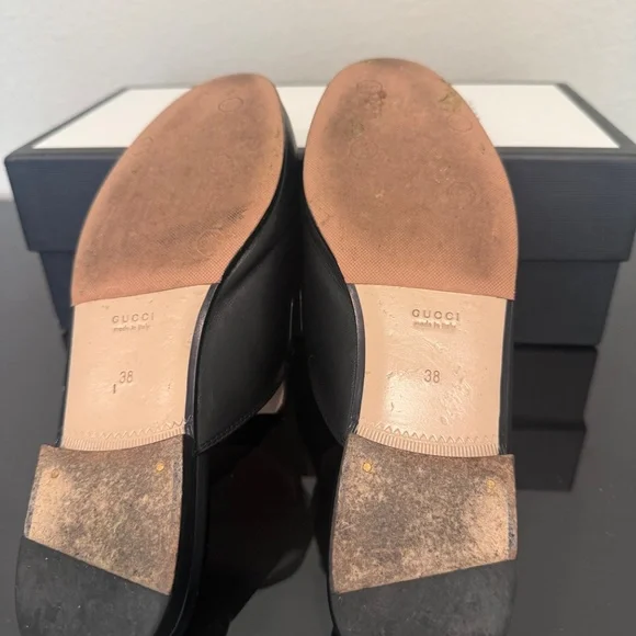 Gucci Princetown Horsebit Leather Slippers - Picture 5 of 15